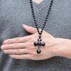 Classic Religious Style Fashion Pendant Amulet Jewelry Pendant Beaded Necklace New Cross  Christian
