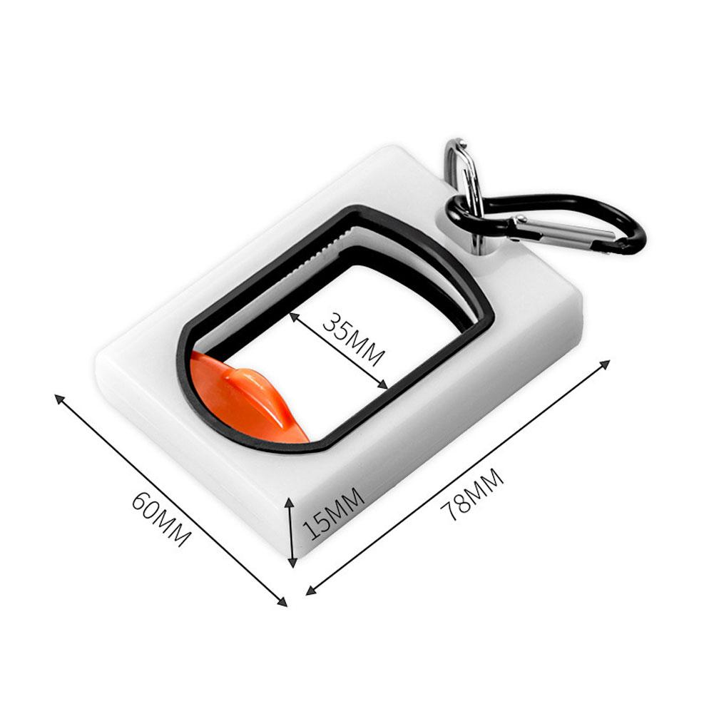 1Pcs Zip Tie Organizer Portable Fluorescent Cable Tie Holder Reusable Storage Supplies Square Round Luminous Buckle Tools