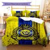 Al-Nassr Pattern Bedding,Quilt Set Quilt Cover Pillowcase Home Birthday Gift(1 * duvet cover + 2 * pillowcase, without core)