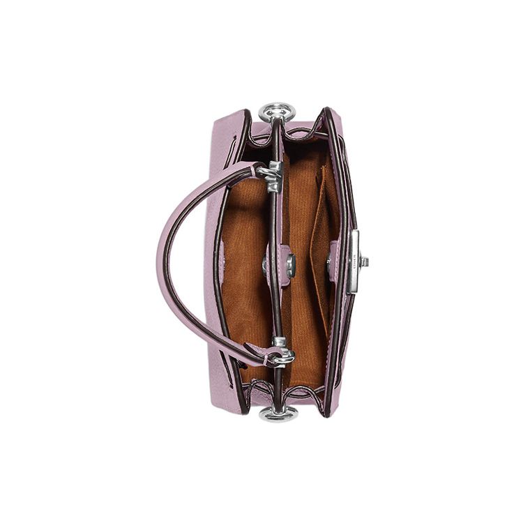 Coach Сумка-кроссбоди Lane 20 Classic Monogram на кнопке Женская сумка Хаки Фиолетовый CC977-SVV7O