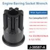 J-42083 Automatic Timing pin+9U-7227 Fuel Injector Regulator Tool+ Engine Barring Socket Fits CAT 3406E C-15 C-16