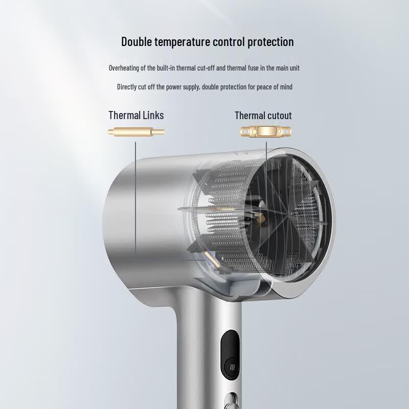 Midea FD205 Мощный фен с отрицательными ионами, штепсель CN (адаптер в комплекте)