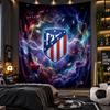 Wall Hanging Tapestry Atletico Madrid Print Cloth for Living Room Bedroom Home Decor