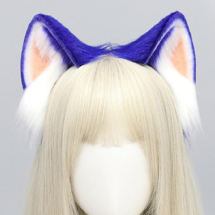 Пушистые Аниме Экспо Звериные Ушки Ободок для Волос для Женщин Ролевая Игра Горничная Повязка на Голову Костюм для Вечеринки Девушка Анимация Укладка Волос Повязка для Волос