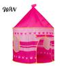 Breathable Fabric Tent Kids Castle Tent, Princess Playhouse for Girls, Indoor Outdoor Easy Setup Stable Frame Game with Star Moon Design, Birthday