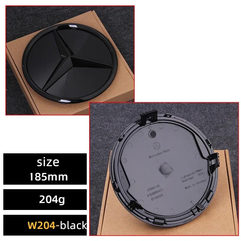 1pcs Car Front Grille Emblem Star Badge  Logo Mirror For Mercedes Benz W205 W204 W253 W213 W206 W166 gle glc