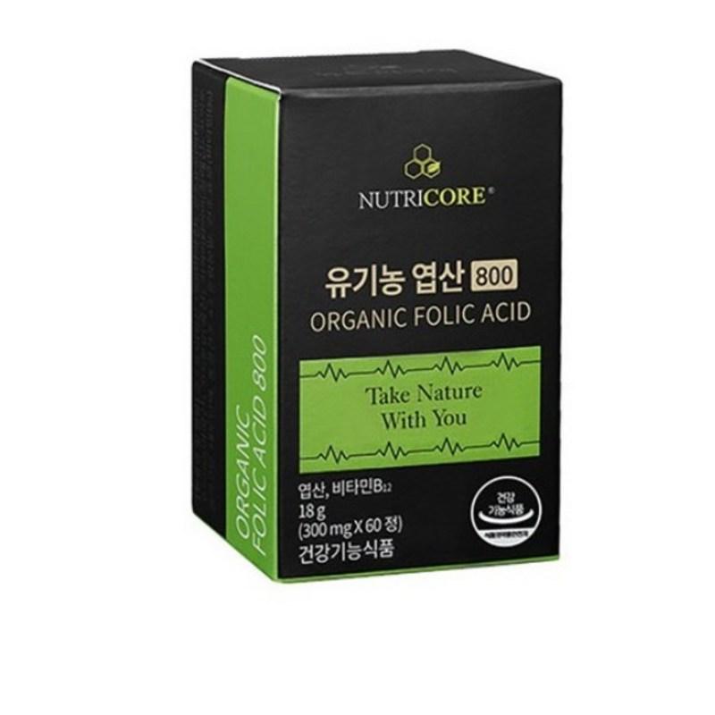 Nutricore WCS Organic Folic Acid 800, 60 Tablets, 2 Units
