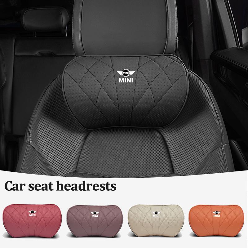 Car Seat Headrest Memory Foam Comfort Neck Pillow Auto Interiors For Mini Cooper One JCW F54 F55 F56 F57 R55 R56 R57 R58 R59 btrme66