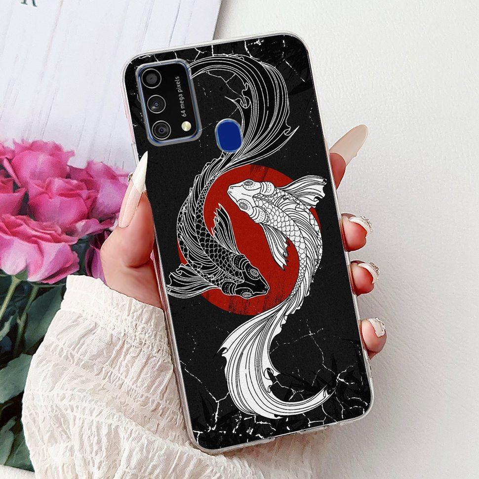 Cute Cat Caroon Cover For Samsung Galaxy A21s Case Soft Silicone Fundas Phone Cases For Samsung A 21s A21s SM-A217F Full Bumper
