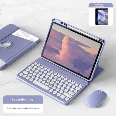 IPad 2019/20 (10,2 дюйма) Вращающийся чехол-клавиатура с гнездом для ручки