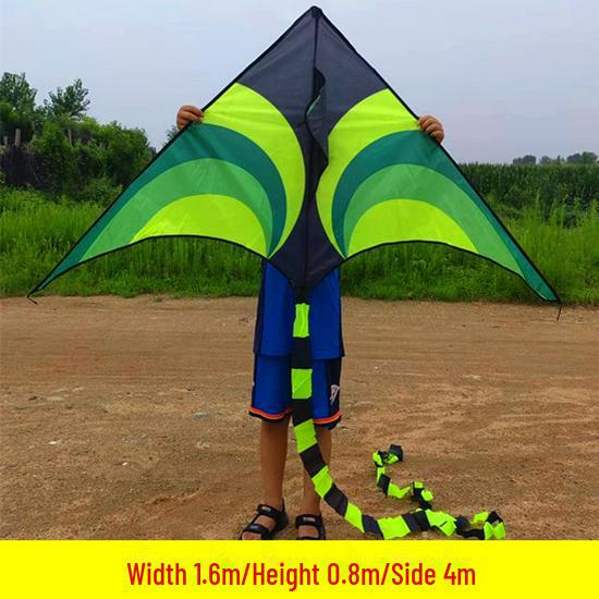 Воздушный змей Prairie для детей 1,1 м/1,6 м в клетку — легко управлять с помощью печати высокого разрешения