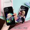 Прозрачный TPU чехол HSR Serval для iPhone 17 16 15 14 13 12 11 X XR XS Air Pro Max Plus Mini Цветная обложка