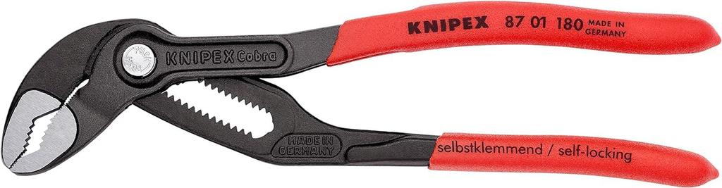 KNIPEX Плоскогубцы Cobra 180мм Красные