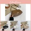 Stylish Pu Leather Saddle Bag For Women Casual Trendy Crossbody Shoulder Bag