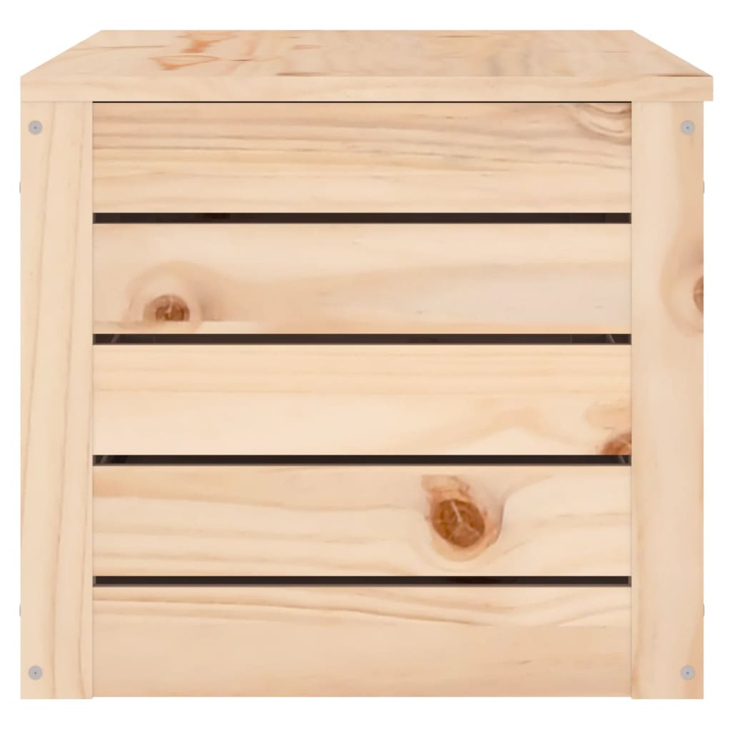Storage Chest 89 x 36.5 x 33 cm Solid Pine Wood