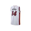 Jordan Miami Heat Alphanumeric Print Basketball Jersey Men Tops White DN2083-101