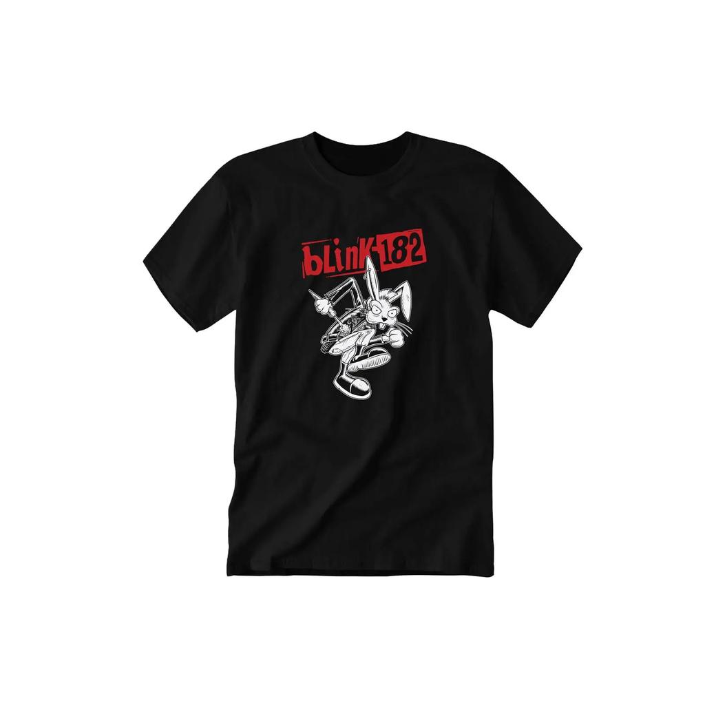 Blink Punk Rock Band Bunny Logo Youth Adult T Shirt Vintage Slightly Comfortable Soft Homme Designer Clothes Fashion
