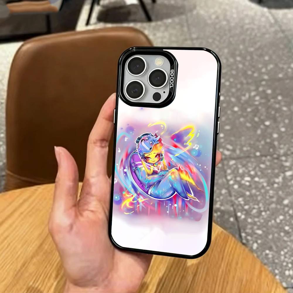 P-Pixar E-Elemental Чехол для телефона для iPhone 17, 16, 15, 14, 13, 12, 11 Plus, Pro Max Цветной Посеребренный Внутренний Чехол