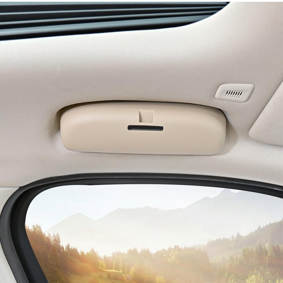 Car Sunglasses Holder Sun Glasses Box Eyeglasses Case for BMW X1 F48 X3 F25 X5 G05 F10 F11 F20 I3 Accessories