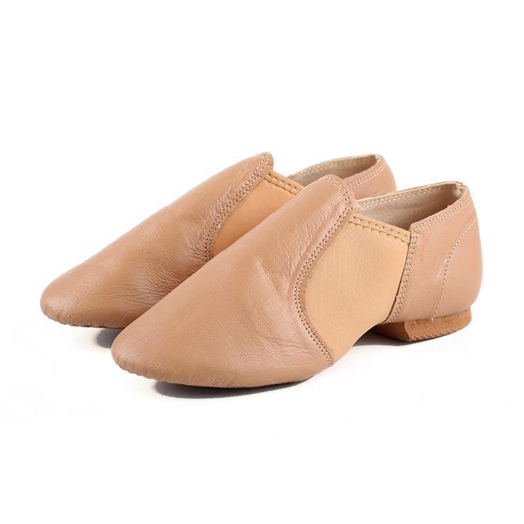 Женские танцевальные туфли из натуральной кожи с мягкой подошвой: Идеально подходит для тренировок взрослых, балета, джаза, танцев живота и латиноамериканских танцев.