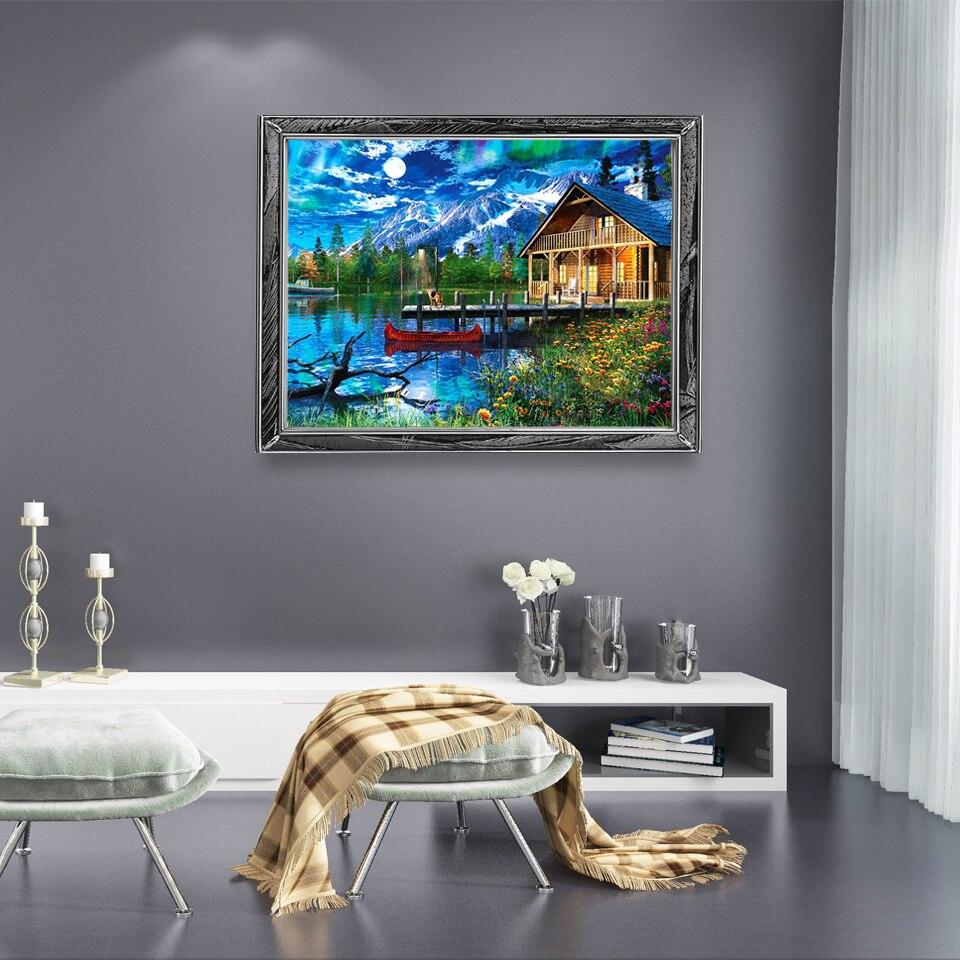 Новый 5D DIY алмазная живопись дома Алмазная вышивка Чунцзин вышивка крестиком ремесла полная круглая дрель домашний декор художественный подарок