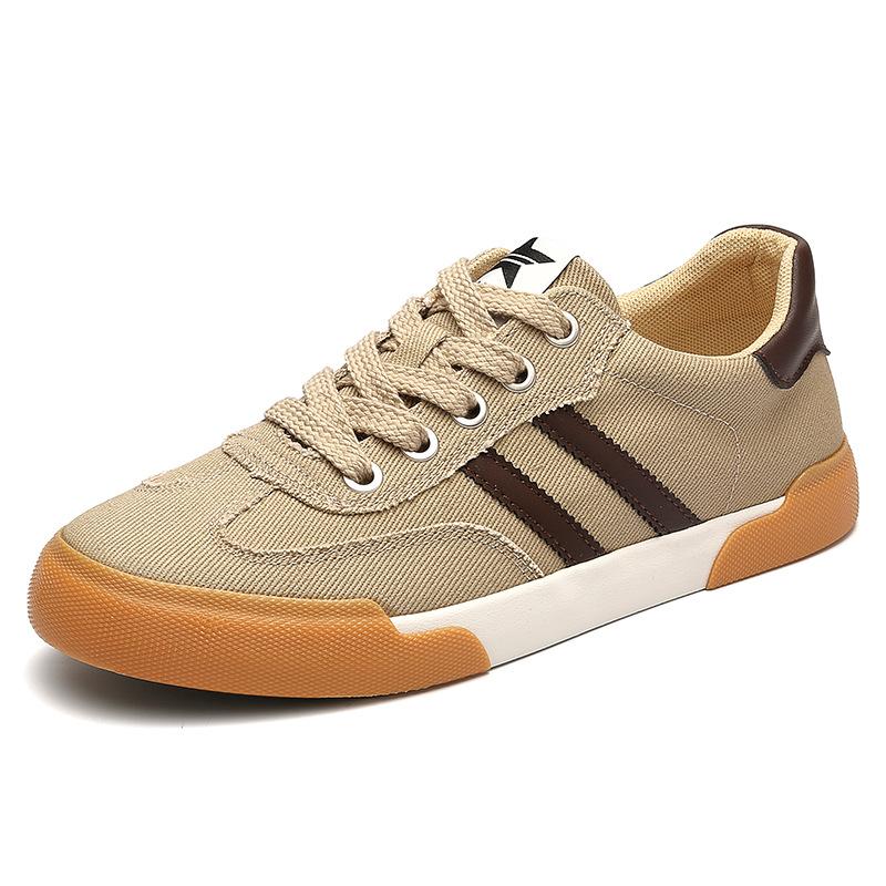 Men'S Shoes Trendy Fashion Casual Men'S Shoes Cloth Surface Low-Top Flat Bottom Comfortable Board Shoes