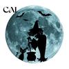 Luminous Window Decorations Halloween Glow in The Dark Wall Stickers, Moon Bat Tombstone Raven Clings Ghost Decals, Waterproof for Holiday