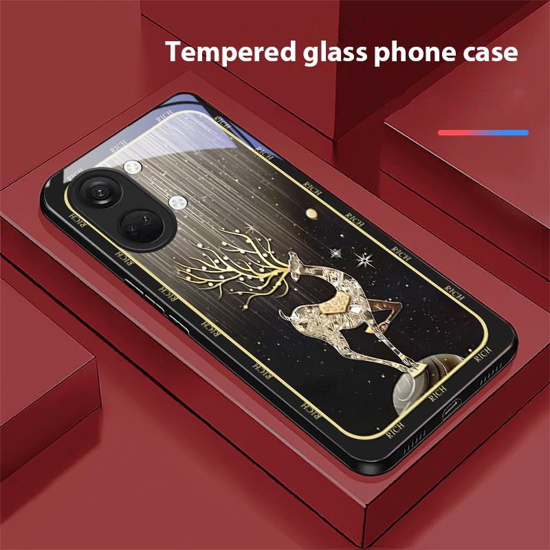 Звездная Ночь Олень Диаграмма Для OnePlus 6 6T 7 7T 8 8T 9 10 Pro 11R 12R 13R Nord CE 2T 2 3 Lite N20 N30 Ace 2 3 2V Стеклянный Чехол для Телефона