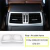 ABS серебристый для BMW X5 X6 E70 E71 2008-2013 украшение салона автомобиля воздухозаборник переключатель передач полоса рамка крышка отделка наклейка