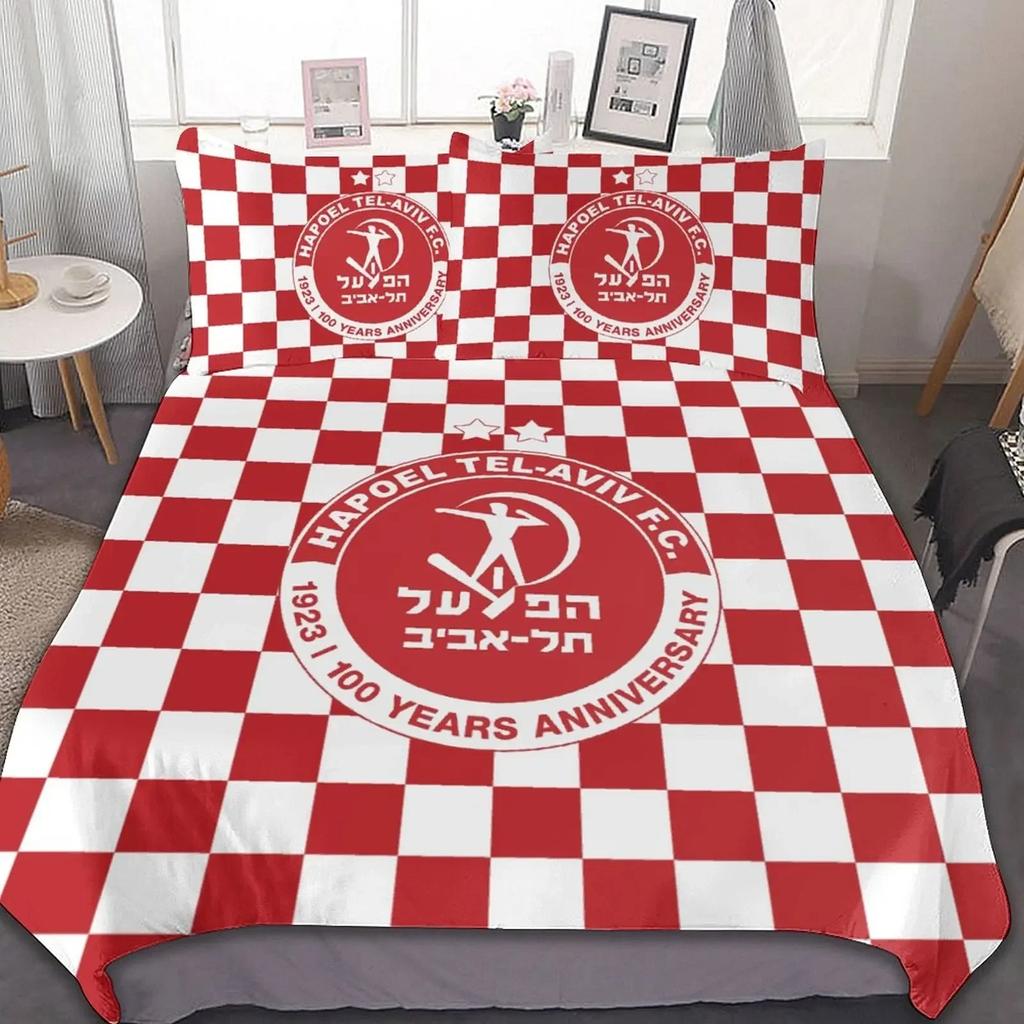 3D Printed Hapoel Tel Aviv Bedding Set Duvet Cover Bedroom Comforter Single Twin King Size Quilt Cover Home Textile