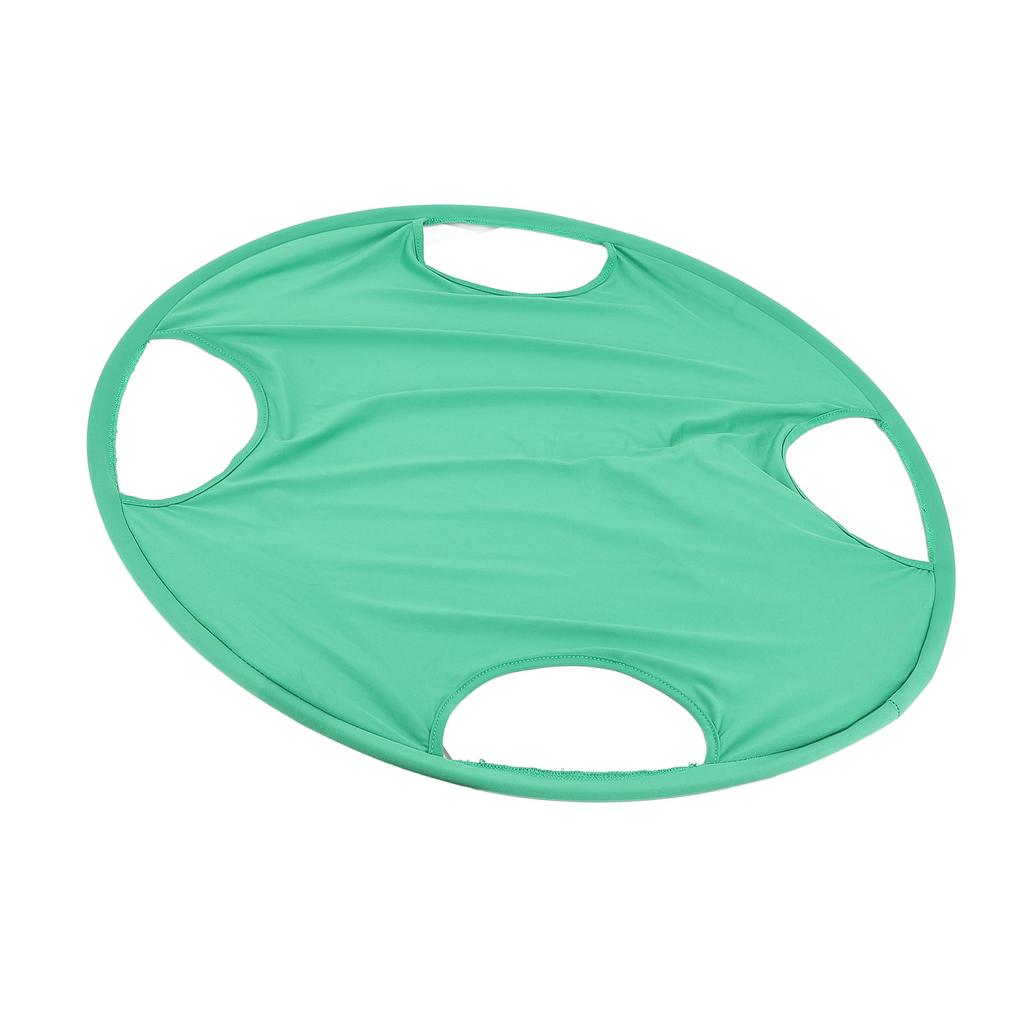 Pop Up Laundry Storage Basket Fine Wrapped Edges Foldable Round Clothes Container for Removing Cloth