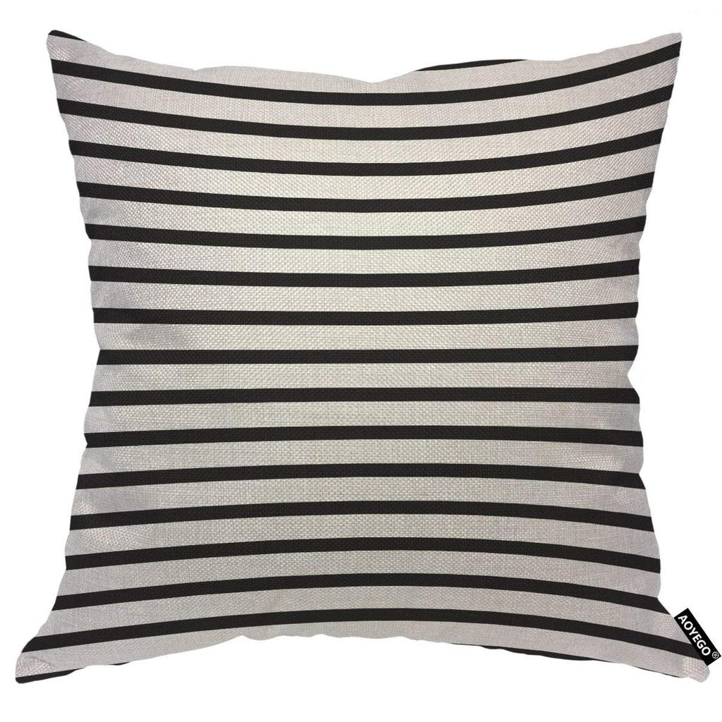 Modern Abstract Geometric Pillowcase Red Black Circle Art Cushion Cover Minimalist Home Decor Living Room Sofa Throw Pillow