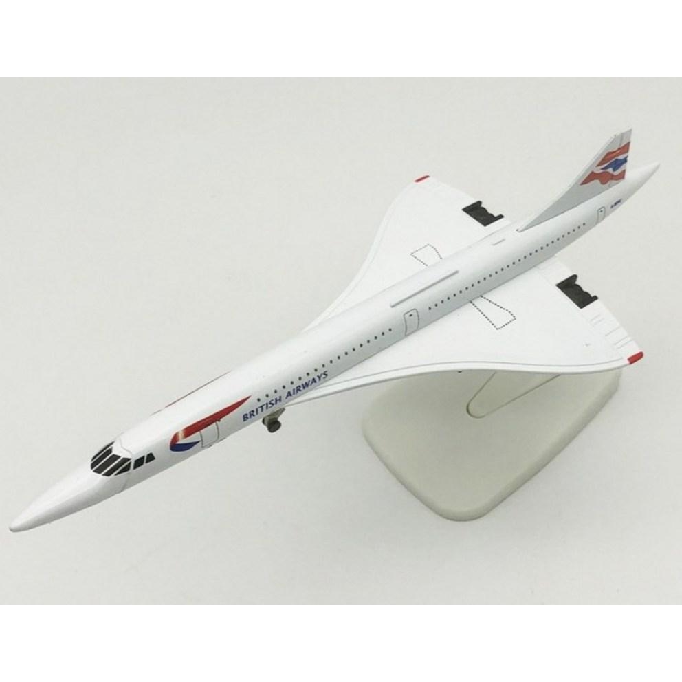 Модель самолета Concorde, сверхзвуковой реактивный самолет 1:Масштаб 300 (20см)
