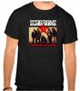 Черная футболка с логотипом Scorpions Rock Music