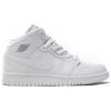 Jordan 1 Mid White Pure Platinum 2018 GS 554725-109
