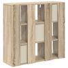 Sideboard with Drawers Sonoma Oak 73.5 x 24 x 69.5 cm