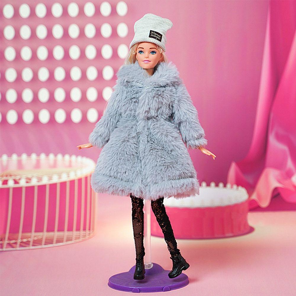 Fashion Baseball Caps DIY Toys Kids Gift Cowboy Suny Hats Doll Overcoat Plush Hat Doll Socks