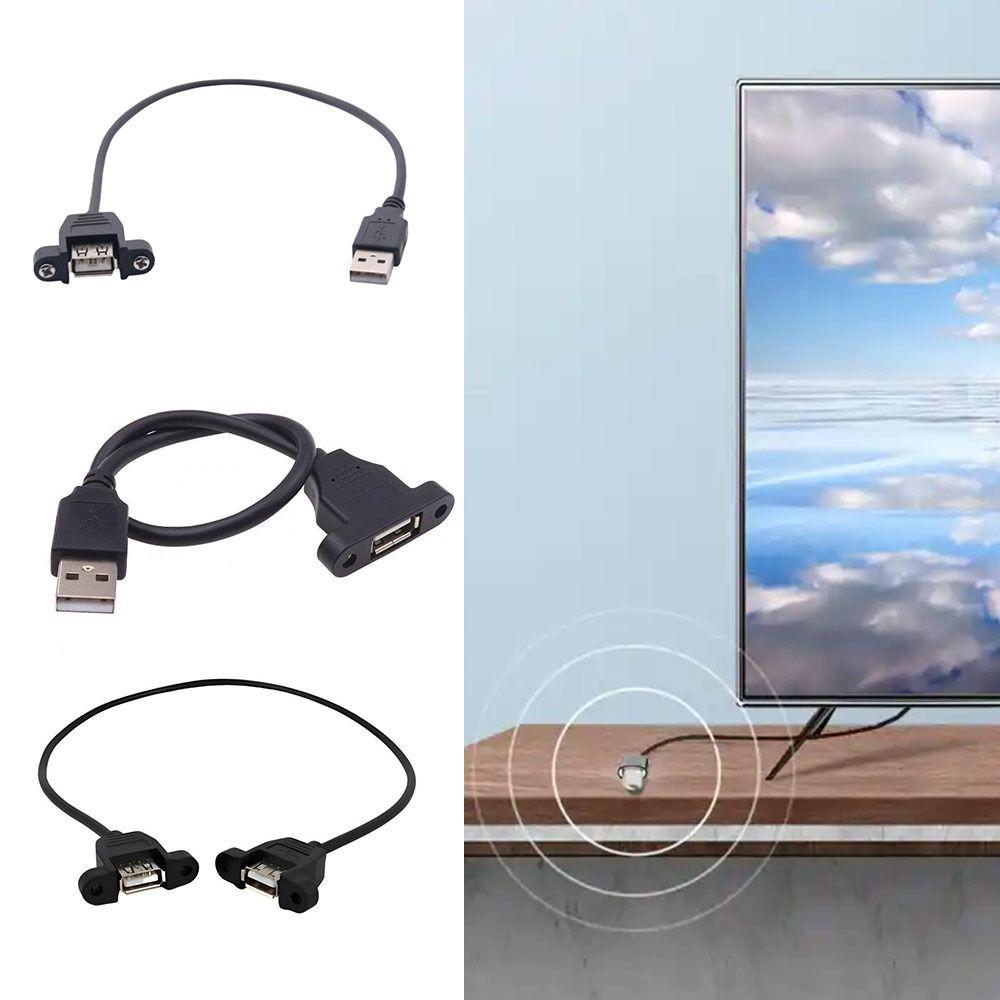 28AWG USB Extension Cable Copper Core Panel Mounting Cable Data Transfer Cable  Industrial Control