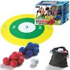 AiS To You Boccia Everyone Boccia Boccia Ball Equipment Tools Set Game Mat Instructions Storage Bag Included Family Kids Camping Outdoor Sports