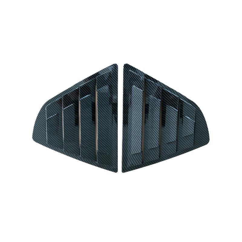 For Toyota Camry Sedan 2018 2019 2020 2025 2025 2025 Car Rear Louver Window Side Shutter Cover Trim Sticker Vent Scoop ABS Auto