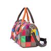 Colorful Cowhide Checkered Patchwork Women's Bags  Versatile Trend  Fashionable Crossbody Bags