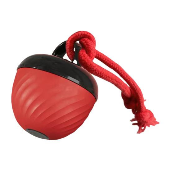Интерактивный мяч для собаки, устойчивый к жеванию, умный мяч-игрушка для щенка со звуком, веревка, электрический, автоматический, движущийся