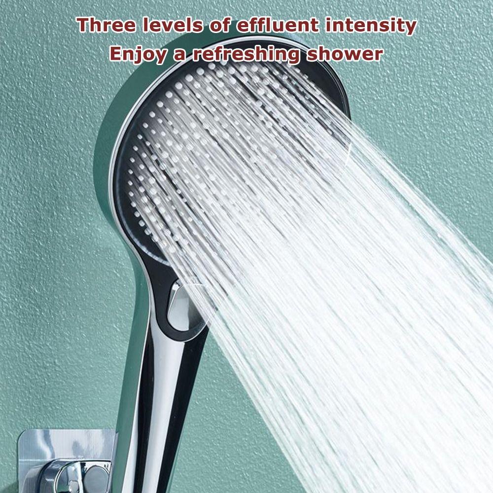 Handheld Water-saving Sprinkler 3 Modes Adjustable Shower Spray Nozzle  Bathroom Accessories
