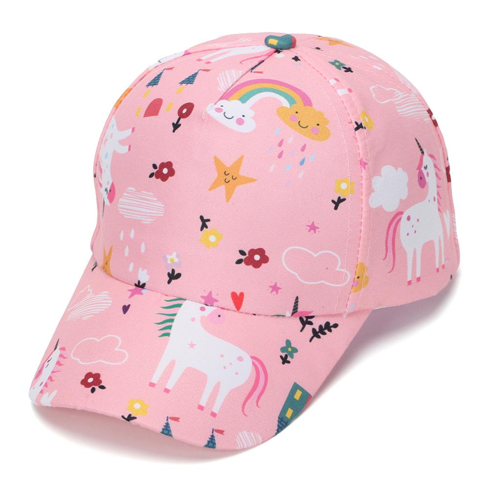 Children's Cartoon Animal Baseball Caps - Spring/autumn - Boys' Cute Beanie Hats - Girls' Sun Hats