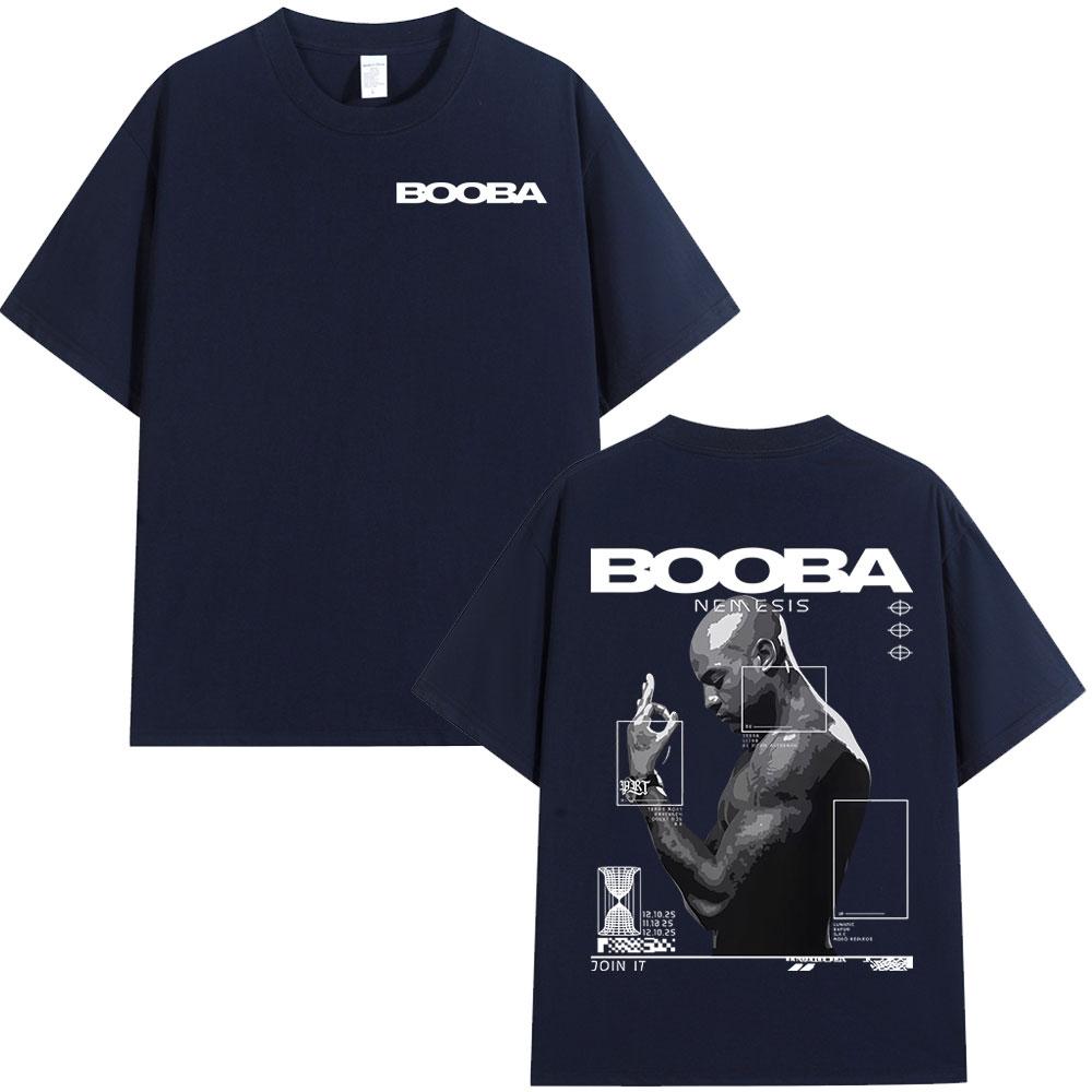 Rapper Booba Nero Nemesis Album T Shirts Men Women Retro Gothic Hip Hop Short Sleeve Tshirts Man Cotton Tshirt Streetwear