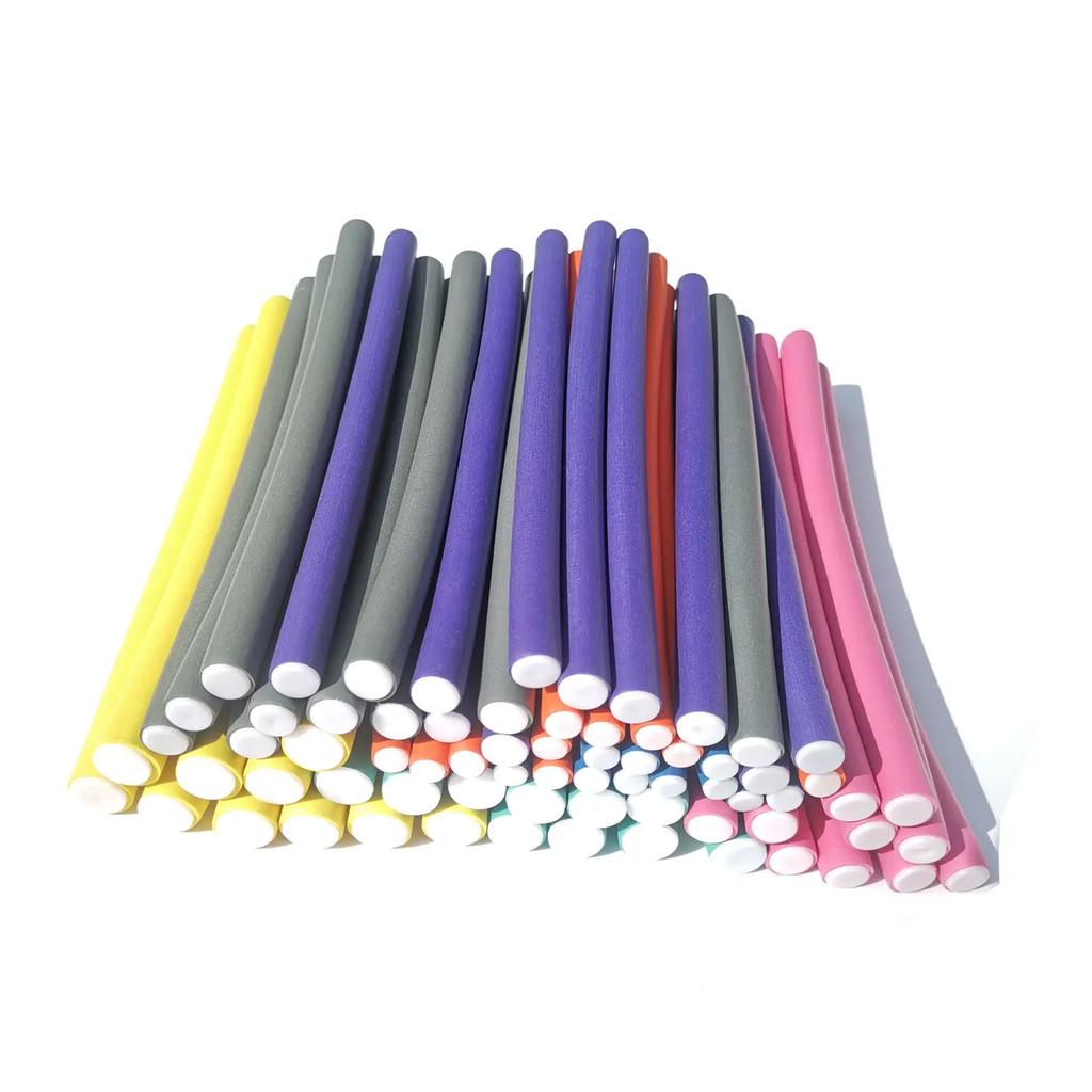 10 шт. гибкие щипцы для завивки волос, бигуди для волос, мягкая пена, изгибающиеся кудри, гибкие ролики, инструменты для укладки волос, валик для волос без нагрева