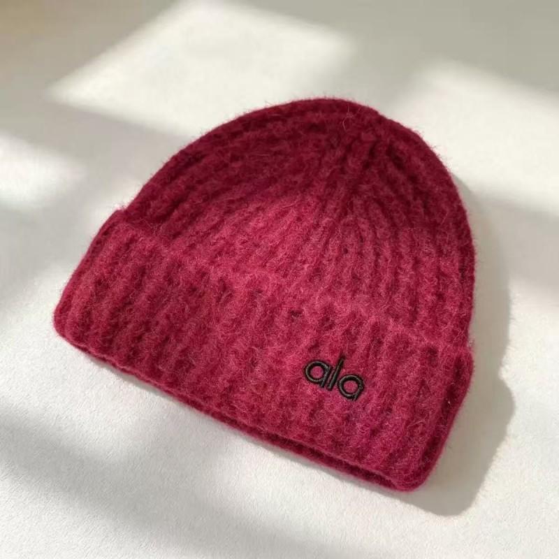 Womens Oversized Knit Beanie Hat Winter Warm Ear Protection Thick Wool Blend Cap Cold Weather