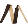 Ремень Fender Suede Reversible Strap 2” Коричневый Загар Регулируемый Гитаный Ремень