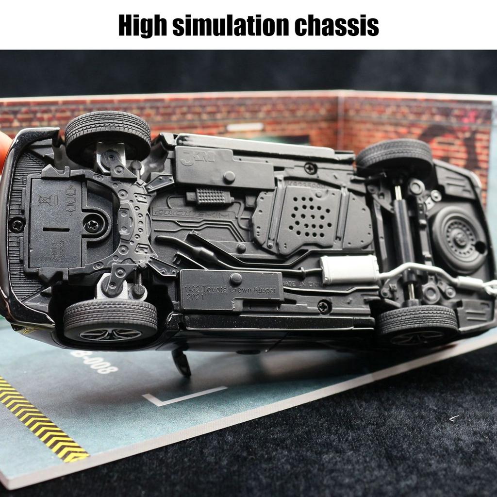 1/32 Toyota Crown Kluger HYBRID игрушечная машинка JKM литая миниатюрная модель внедорожника спортивная звуковая и световая образовательная коллекция подарок для детей