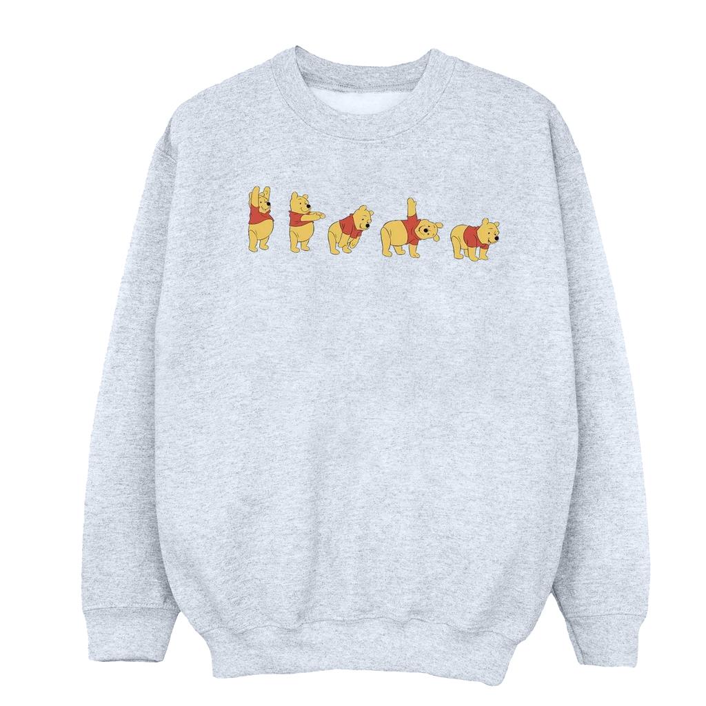 Disney Womens/Ladies Winnie The Pooh Stretching Sweatshirt